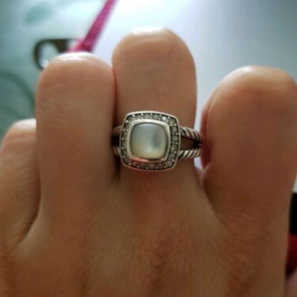 DAVID YURMAN Petite Albion Mother Of Pearl Ring